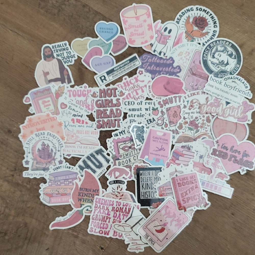 5/$15 Smut Romance Sticker Set